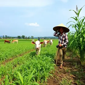 Agricultura e pecuária, e vice