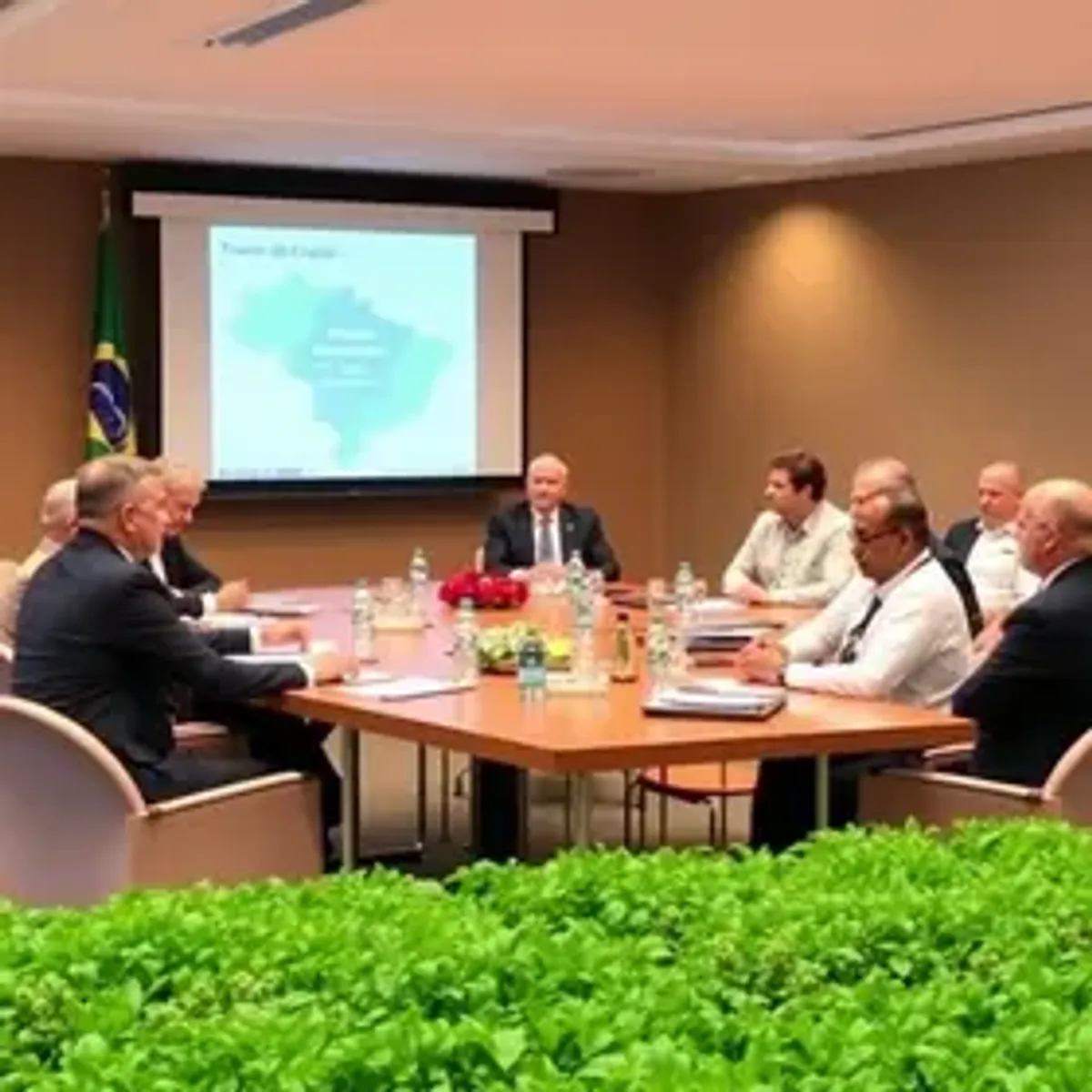 Ministro André de Paula recebe diretoria da FPA para discutir pautas estratégicas da agropecuária brasileira