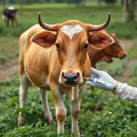 Caraguatatuba vacina 50 animais contra brucelose em ação de saúde agropecuária